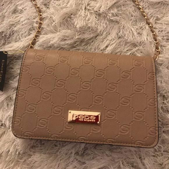 bebe Handbags - Bebe Embossed Crossbody Bag